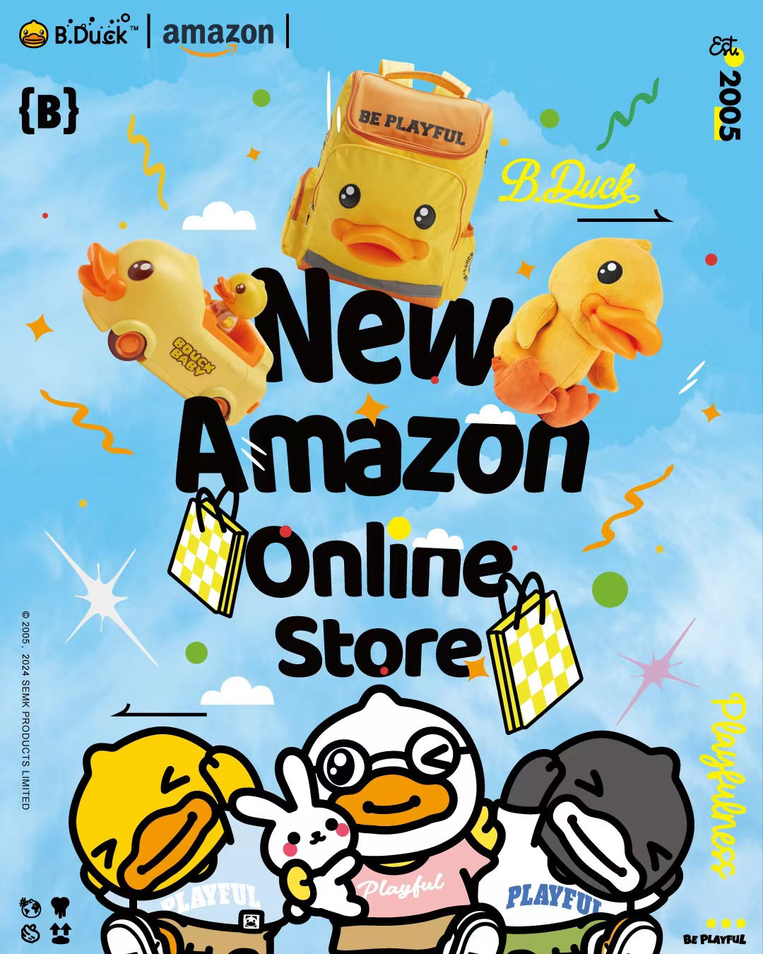 New B.Duck Amazon Store USA