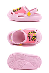 B.Duck Kids Toddler Dinosaur Cartoon Slides Sandals Shoes