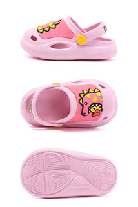 B.Duck Kids Toddler Dinosaur Cartoon Slides Sandals Shoes