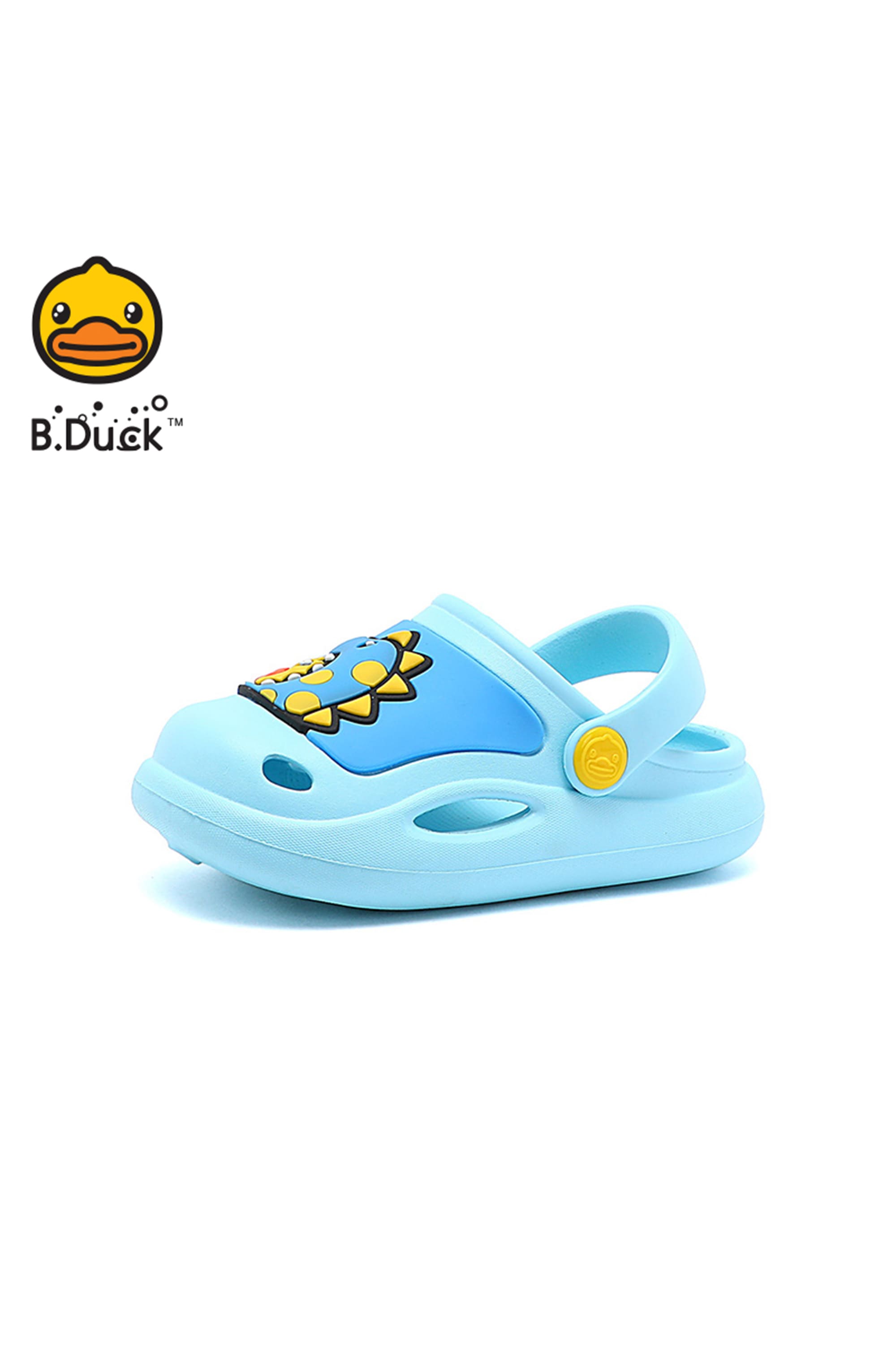 B.Duck Kids Toddler Dinosaur Cartoon Slides Sandals Shoes