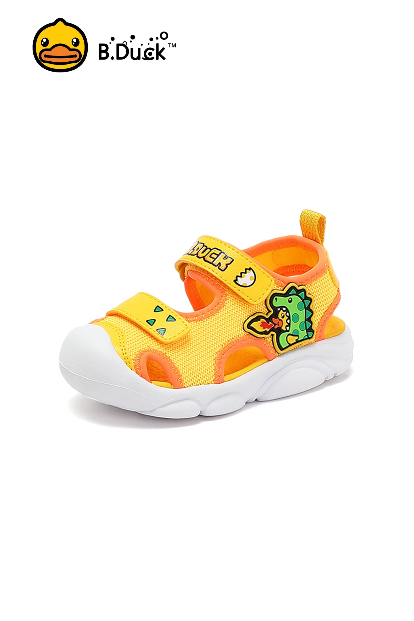 B.Duck Toddler Shoes Sandals Velcro Sneakers Dinosaur Patterns