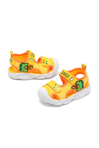 B.Duck Toddler Shoes Sandals Velcro Sneakers Dinosaur Patterns