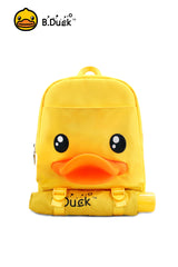 B.Duck Yellow Backpack Kids Umbrella Double Shoulder Strap