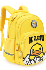 B.Duck Backpack Yellow Light Weigh 3D Duckbill Shape For Kids