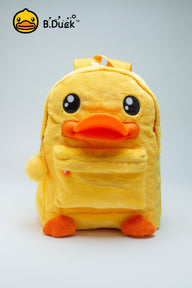 B.Duck Backpack Yellow 3D Duckbill Shape Large For Kids Cute