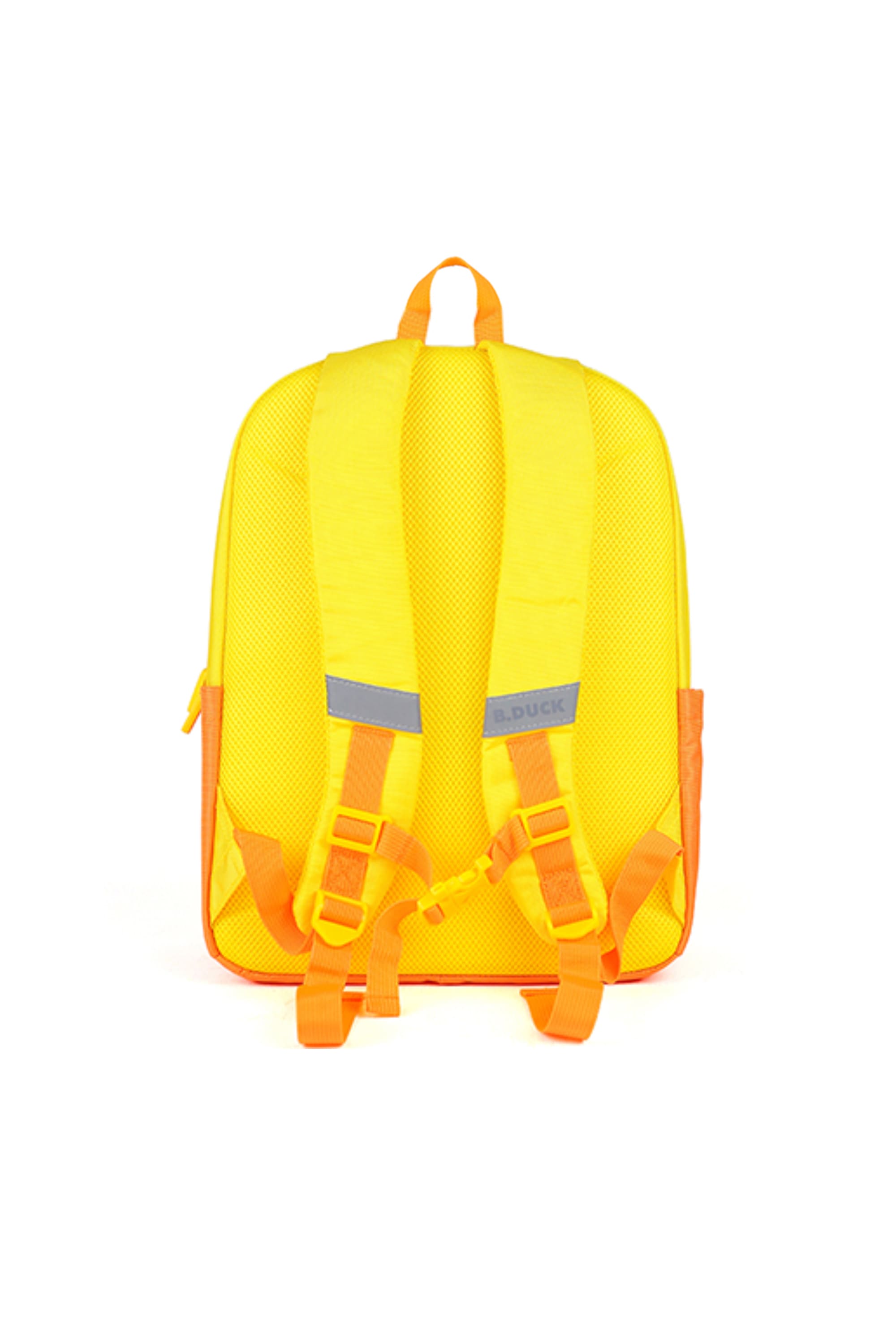 B.Duck Backpack Kids Yellow Orange Color-blocking Mesh Straps