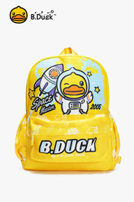 B.Duck Large Yellow Backpack Cute For Kids Cartoon Printing