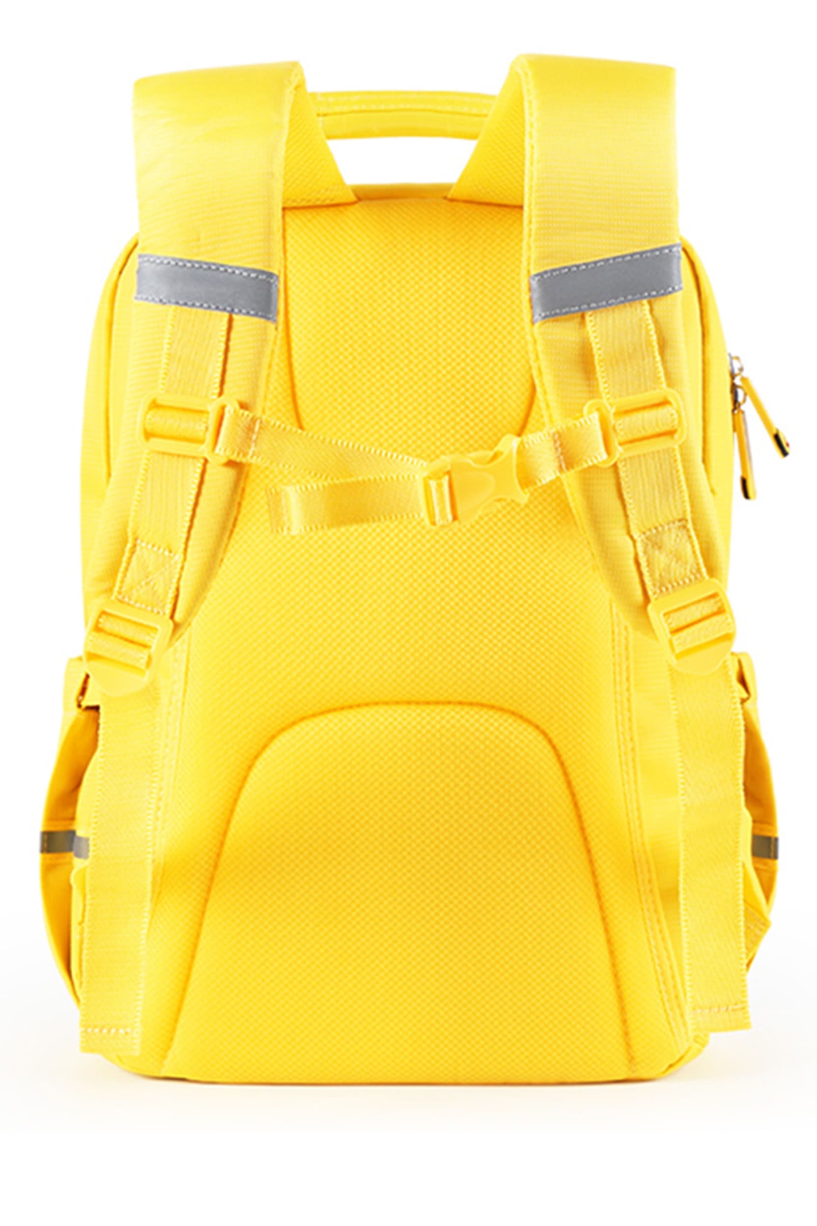 B.Duck Yellow Backpack For Children Kids Double Zipper