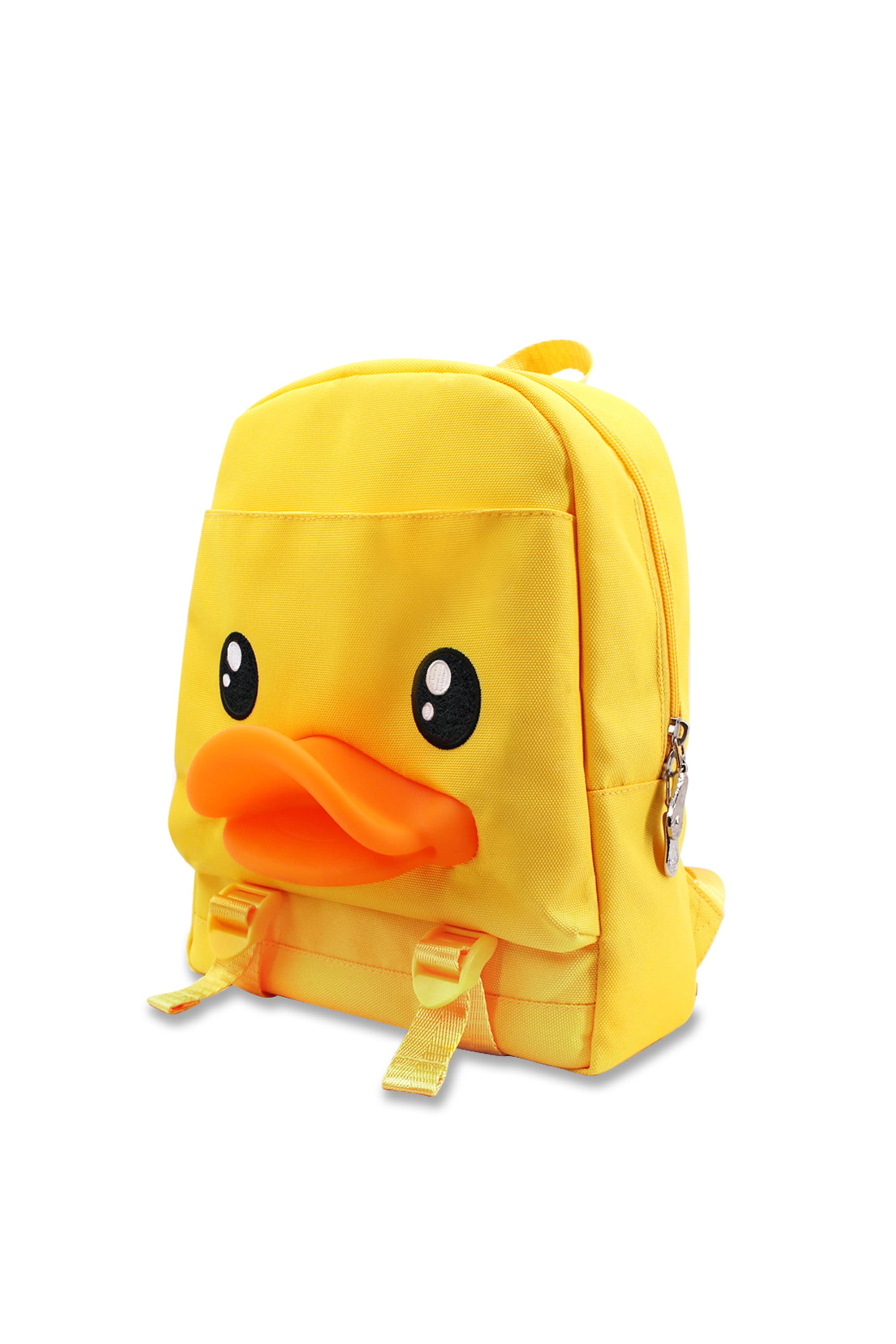 B.Duck Yellow Backpack Kids Umbrella Double Shoulder Strap