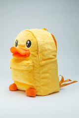 B.Duck Backpack Yellow 3D Duckbill Shape Large For Kids Cute