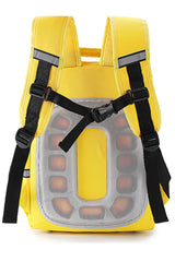 B.Duck Yellow Backpack Mesh Side Pockets For Kids Children