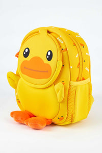 B.Duck Mini Backpack Yellow Cute For Kids Child Mesh Pocket