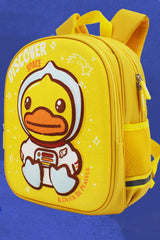 B.Duck Cute Large Yellow Backpack For Kids Cartoon Printing