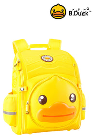 B.Duck Kids Yellow Foldable Backpack Mesh Shoulder Strap