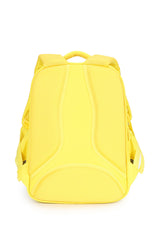 B.Duck Yellow Backpack Front Pockets For Childs Zipper Straps