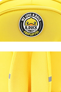 B.Duck Backpack Yellow Light Weigh 3D Duckbill Shape For Kids