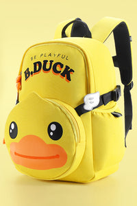 B.DuckBackpack Yellow Wings Side Pockets Children