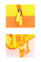 B.Duck Backpack Kids Yellow Orange Color-blocking Mesh Straps