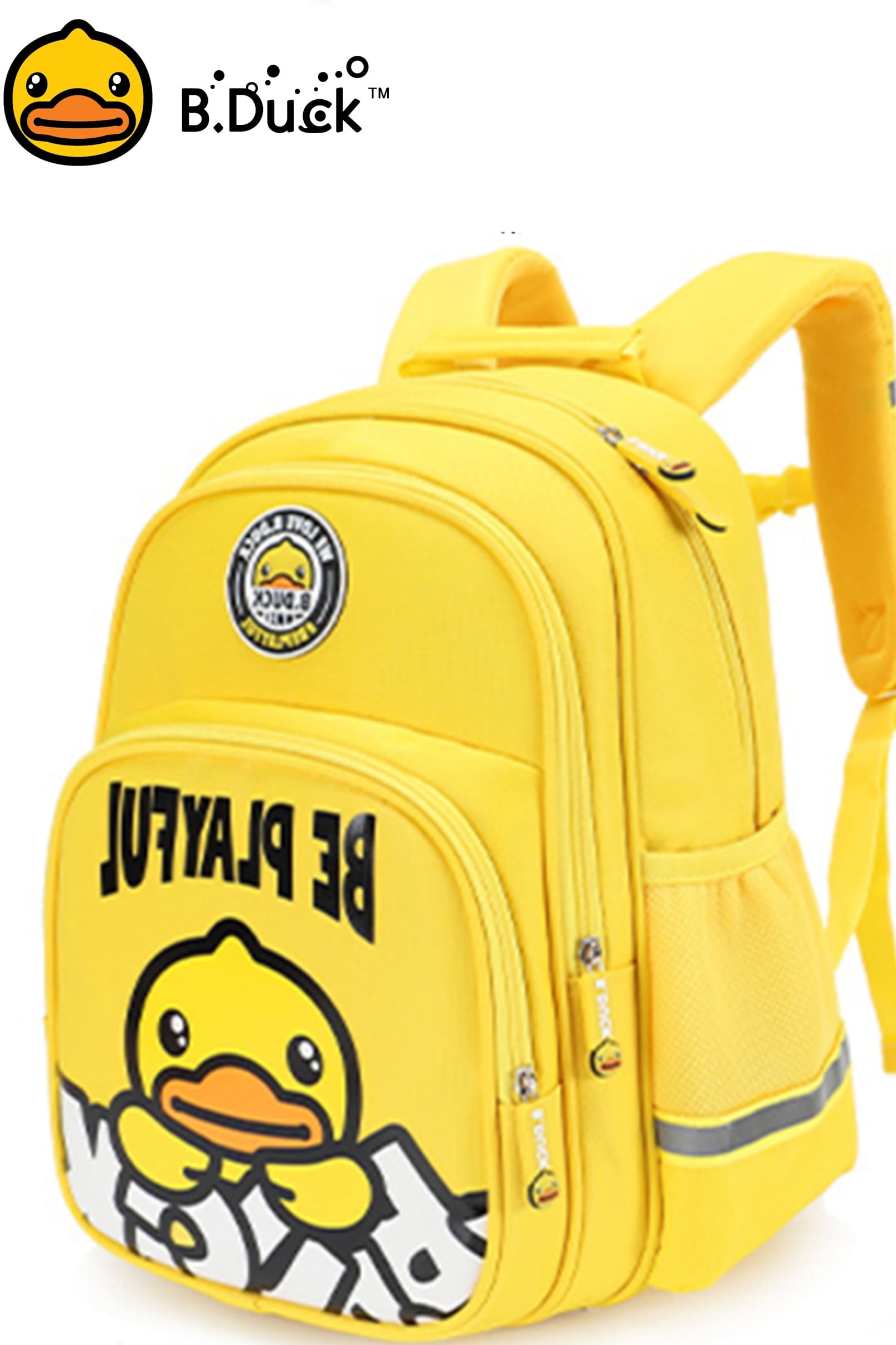 B.Duck Backpack Yellow Light Weigh 3D Duckbill Shape For Kids – B.Duck Fun