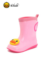 B.Duck Toddler Kids Rain Boots Waterproof Cartoon