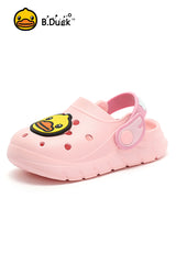 B.Duck Kids Toddler Cute Slide Sandals Shoes