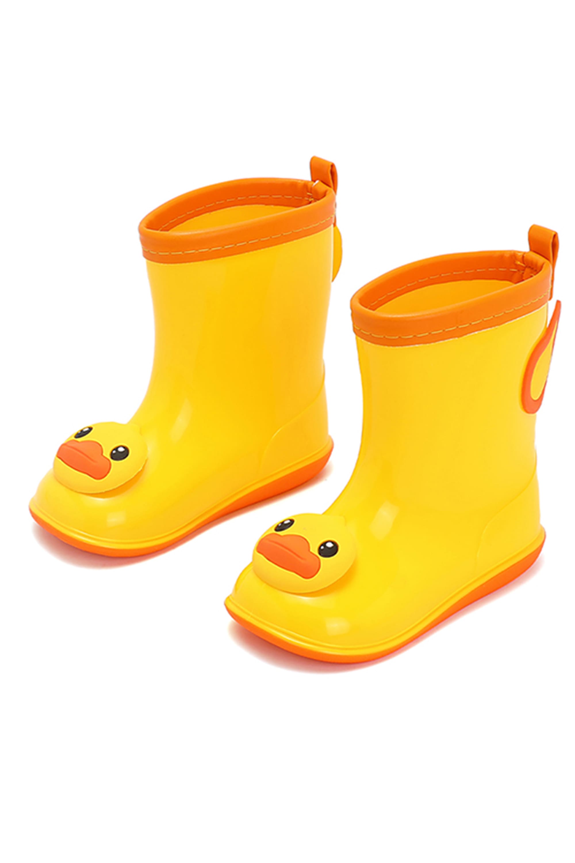 B.Duck Toddler Kids Rain Boots Waterproof Cartoon