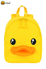 B.Duck Yellow 3D Duchbill Shape Backpack Children Two-way Zipper