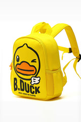 B.Duck Backpack For Kids Yellow Mesh Straps Side Pockets