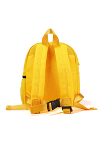 B.Duck Yellow Orange Color-blocking Backpack For Kids