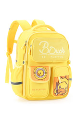 B.Duck Blue Backpack Handle Kids Cartoon Double Shoulder Strap