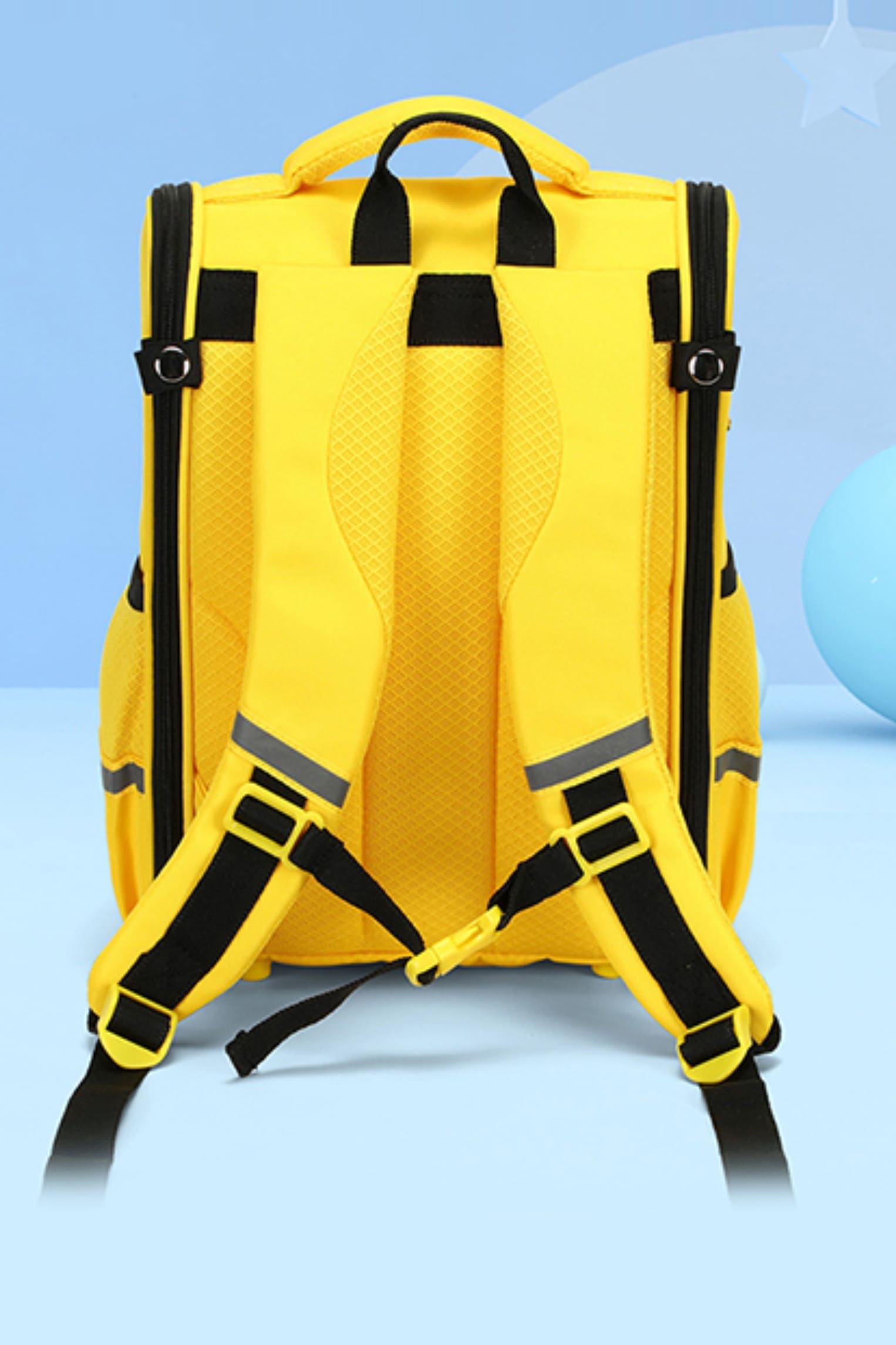 B.Duck Backpack One-Piece Yellow For Children Cute Pockets