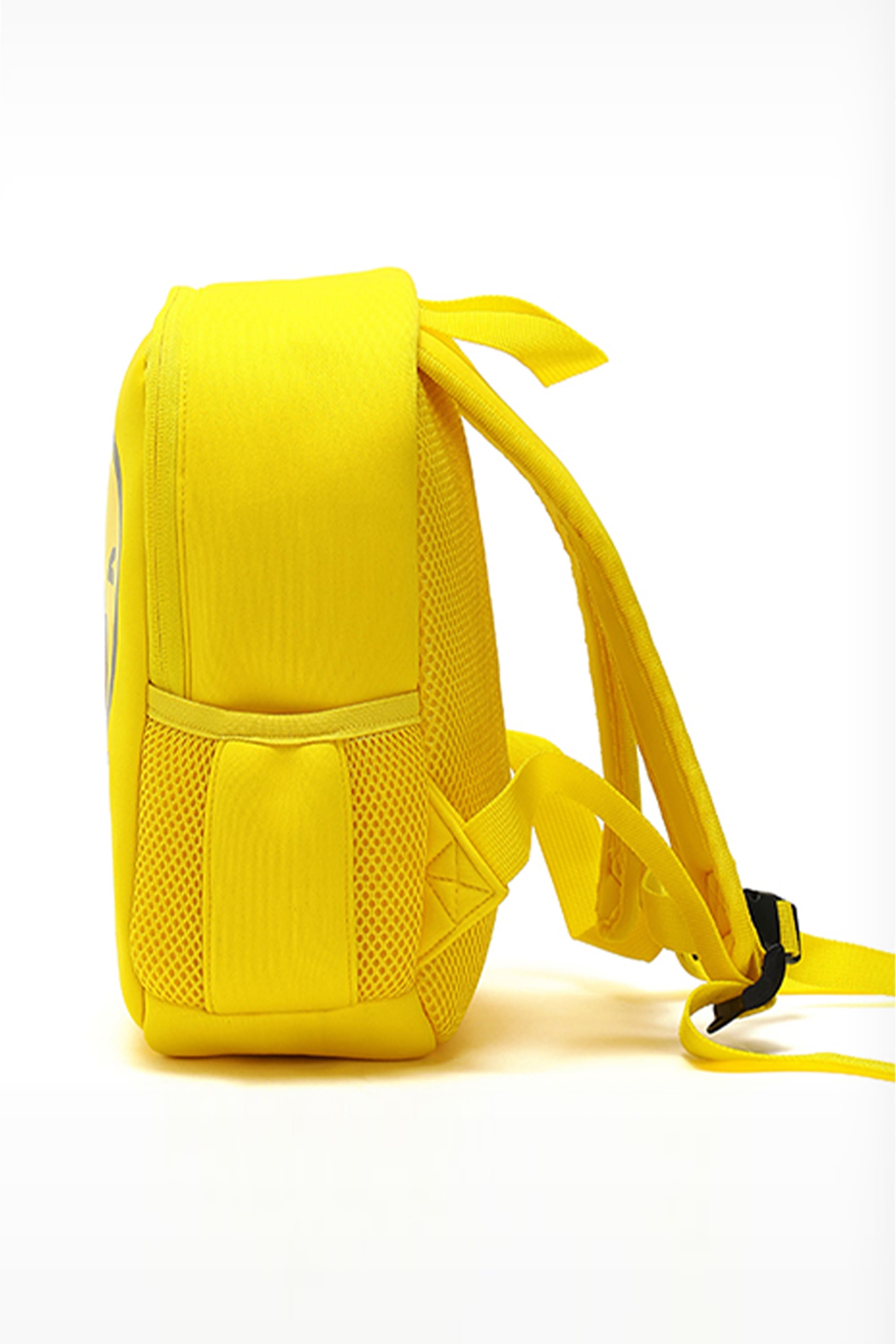 B.Duck Backpack For Kids Yellow Mesh Straps Side Pockets