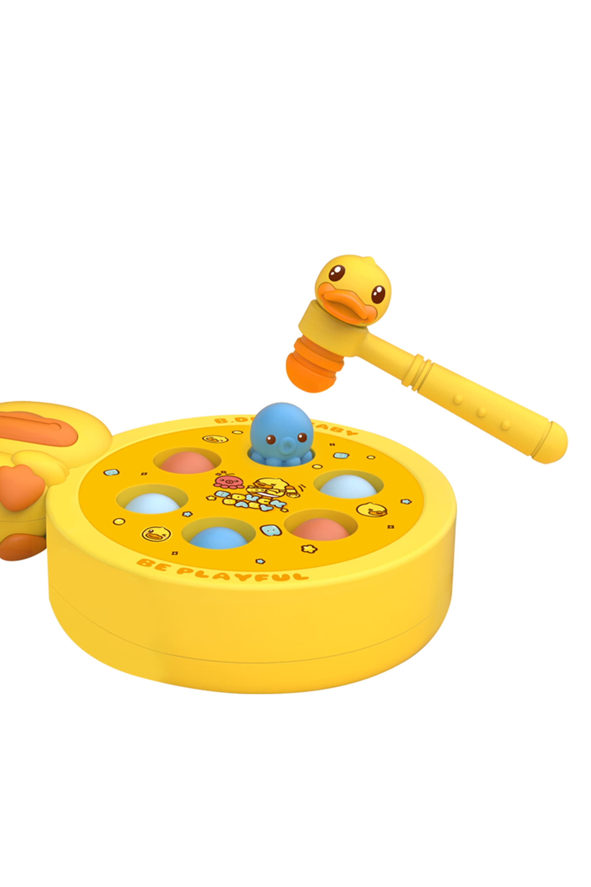 B.Duck Interactive Pounding Toy with Hammers Durable