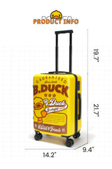 B.Duck Kids Luggage Travel Trolley Suitcase Wheels