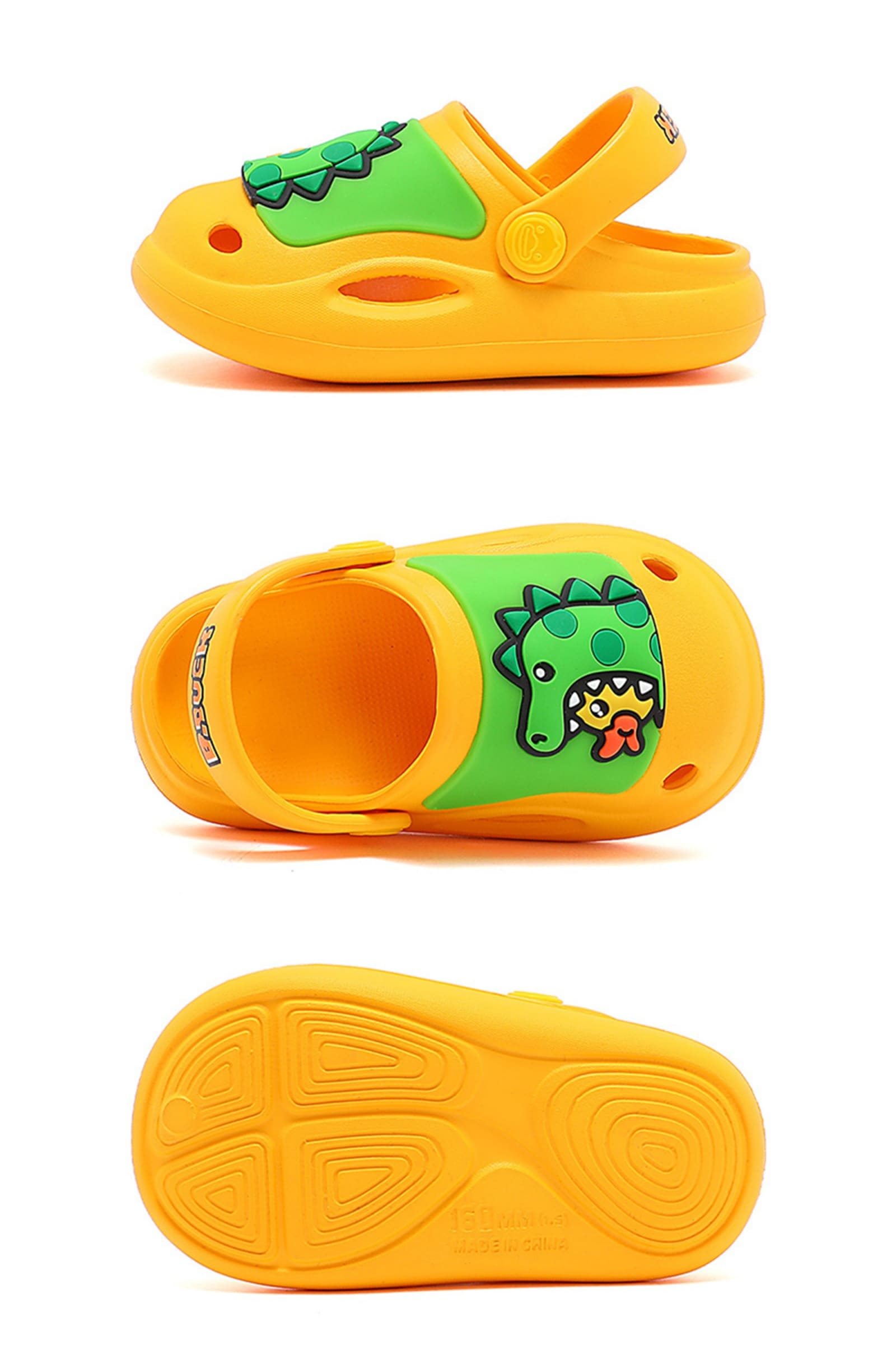 B.Duck Kids Toddler Dinosaur Cartoon Slides Sandals Shoes