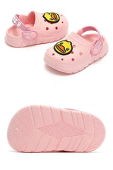 B.Duck Kids Toddler Cute Slide Sandals Shoes