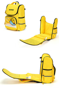 B.Duck Backpack One-Piece Yellow For Children Cute Pockets