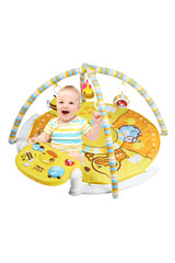 B.Duck Piano Gym Baby Kick Play Mat Activity with Music Light