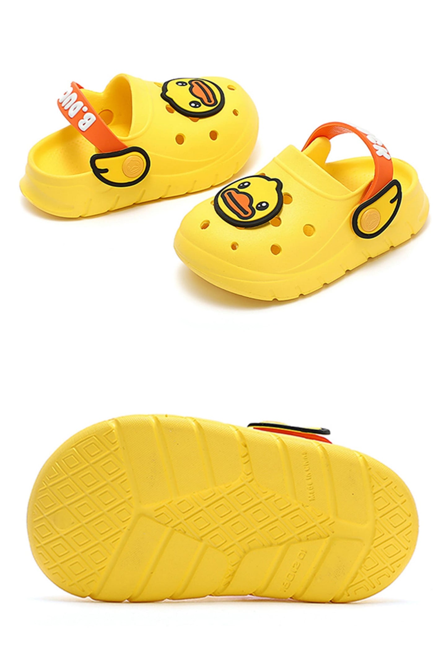 B.Duck Kids Toddler Cute Slide Sandals Shoes