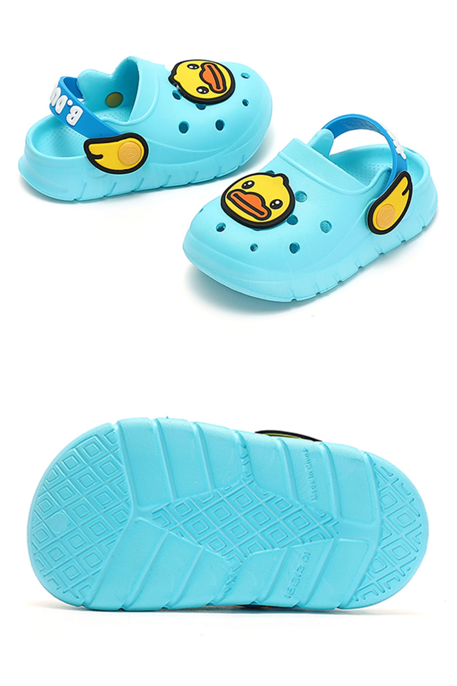 B.Duck Kids Toddler Cute Slide Sandals Shoes