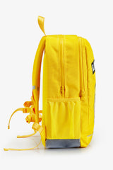 B Duck Backpack Kids Toddler Yellow Double Zipper Adjustable Shoulder Strap