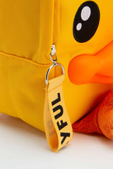 B.Duck Small Backpack Yellow 3D Duckbill Shape For Kids Zipper